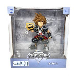 Disney Kingdom Hearts SORA Figure Metalfigs Die Cast Metal 6” Statue New